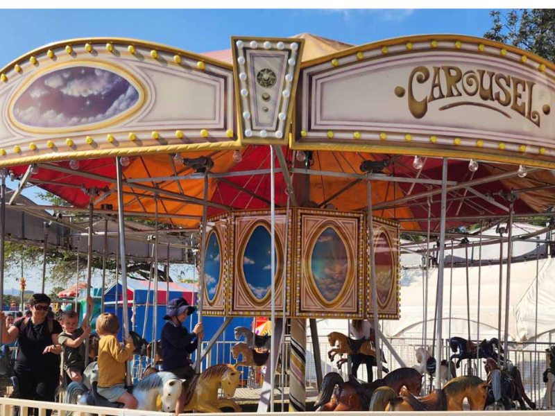 A merry go round at the Maritzburg Show