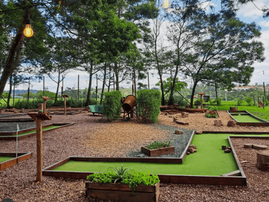 A mini golf course at the Fig Tree Farm in Hillcrest KZN