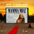 A movie poster for a drive in night on a rooftop