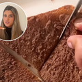 A woman reacts positively after biting into Milo toast