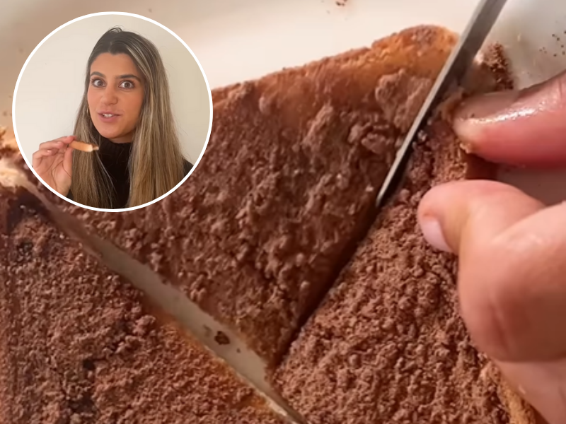 A woman reacts positively after biting into Milo toast