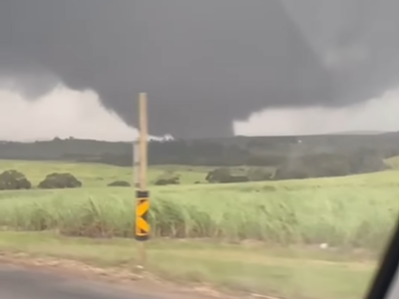 A picture of the tornado that hit northern KZN
