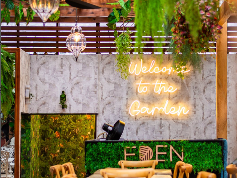 A picturesque setting inside Eden Champagne Garden in Durban