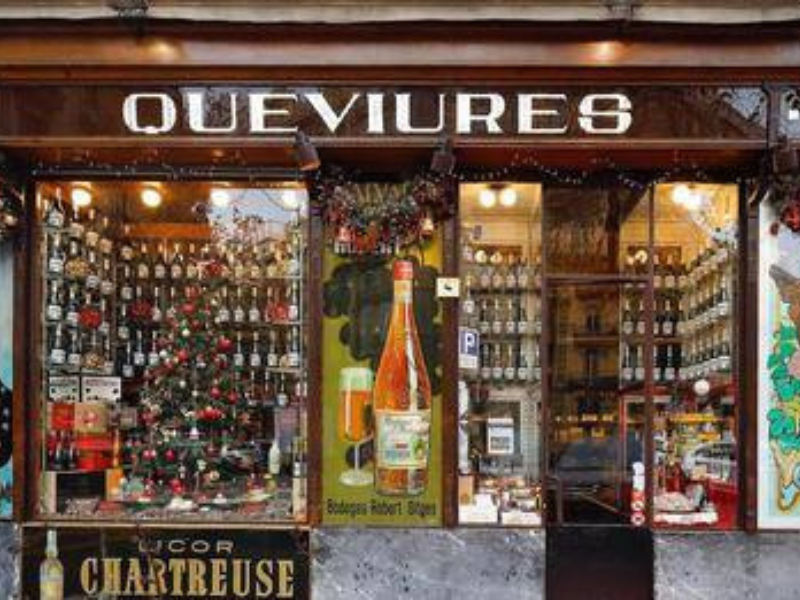 A store in Barcelona called Queviures Múrria