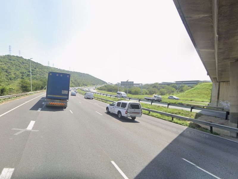 A street view from Google maps showing the roadway near Queen Nandi drive
