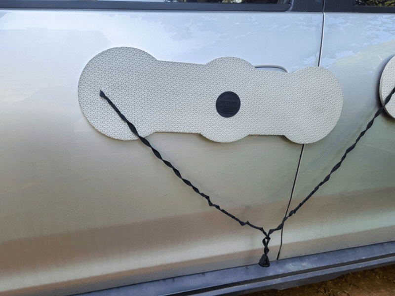 A vehicle door protector