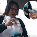 A waitress is shocked after receiving a large tip from patron