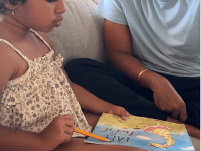 Girl amuses the internet by correcting her father while playing teacher