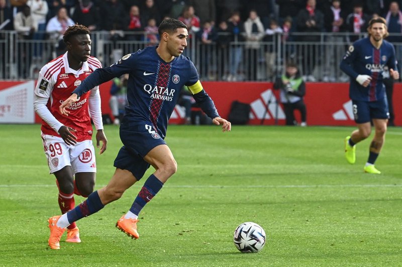 PSG defender Achraf Hakimi