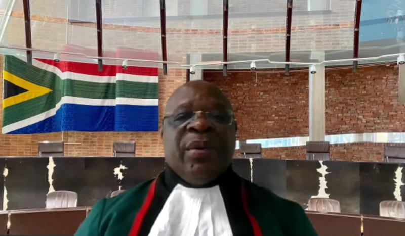 Acting Chief Justice Raymond Zondo 14 dec