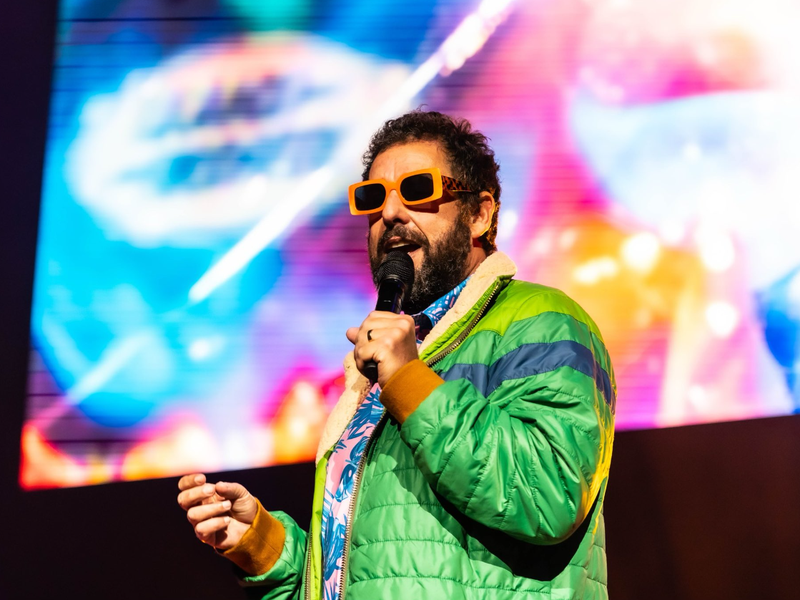 Actor and comedian Adam Sandler is on top of the world right now with his stand up performances.