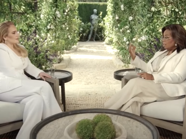 Adele and Oprah Winfrey