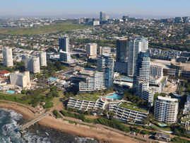 Aerial photo of Umhlanga Rocks and surrounding areas in KZN