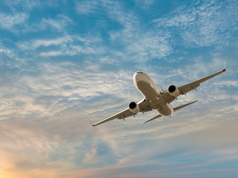 Aeroplane stock image