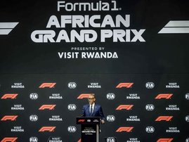 Rwanda president Paul Kagame announcing African Grand Prix