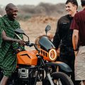 African solar motorbike