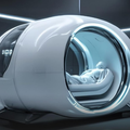 An AI mock up of a human washing machine made in Japan