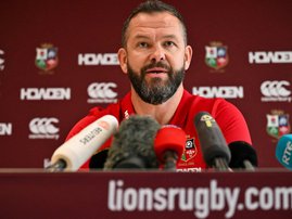 Andy Farrell the new coach of the British and Irish Lions