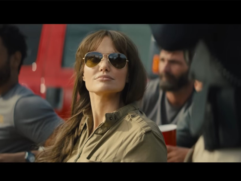 Angelina Jolie wearing sunglasses