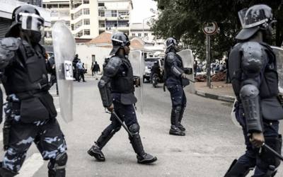 Angolan police say 4 killed in fuel hike protests on Monday