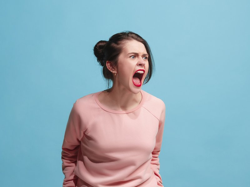 Angry woman