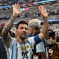 Argentina's forward Lionel Messi