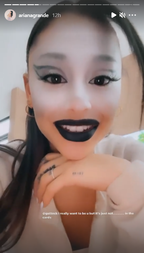 Ariana Grande shares her bold makeup!