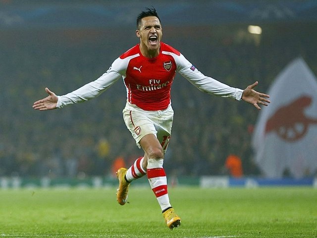 Alexis Sanchez of Arsenal