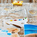 Art and wine workshop painting classes for adults