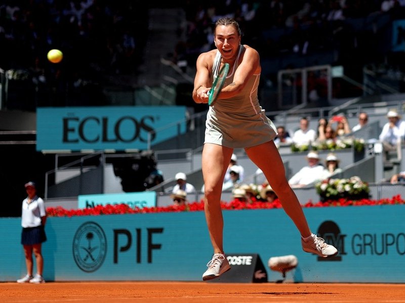 Aryna Sabalenka through to quarter finals at Madrid Open