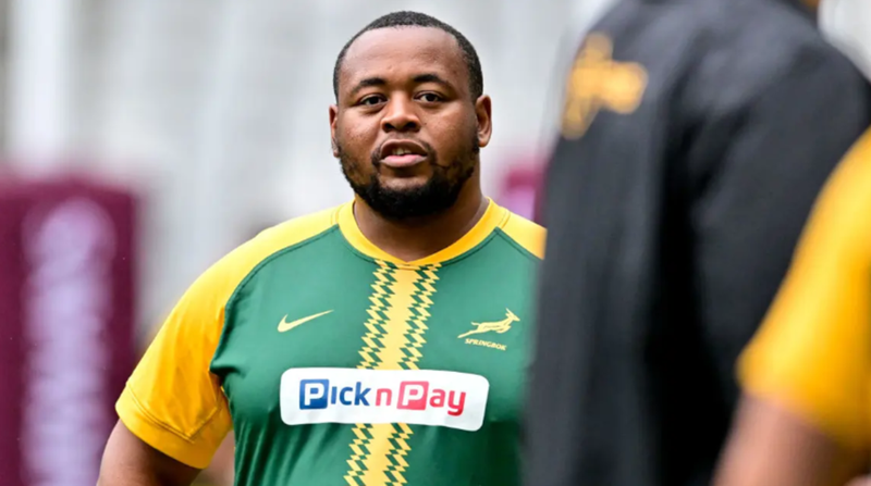 Springbok prop Asenathi Ntlabakanye