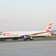 British Airways flight landing in Durban