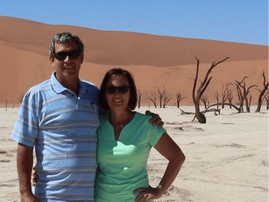 BERND KEBBEL AND WIFE