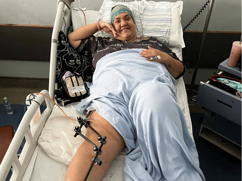 BIBI DU PREEZ IN HOSPITAAL