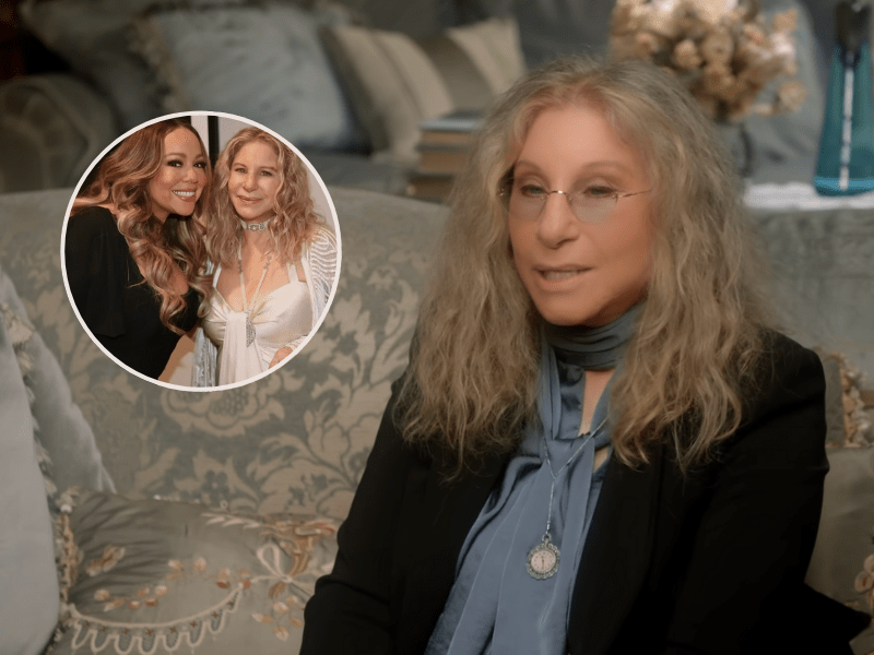 Barbra Streisand and Mariah Carey
