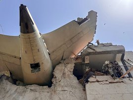 Back of crashed Air India jet