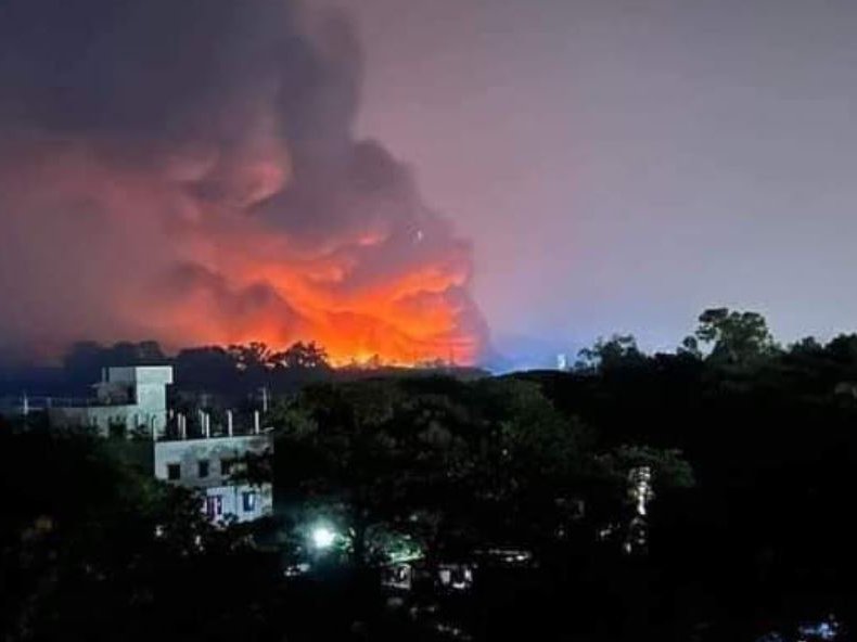 Bangladesh port fire