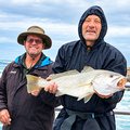 Barend Hoffman kicking off the kob season off Margate Pier