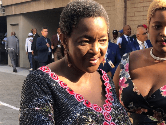 Bathabile Dlamini at the 2019 State of the Nation Address