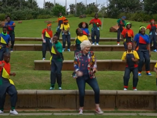 WATCH: 'Bayete Mzansi' - 'Up We Go Mzansi' by PJ Powers Thandeka and Mzansi Youth Choir