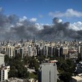 Smoke rises from site of Israeli strike that targeted an area in Beirut Lebanon