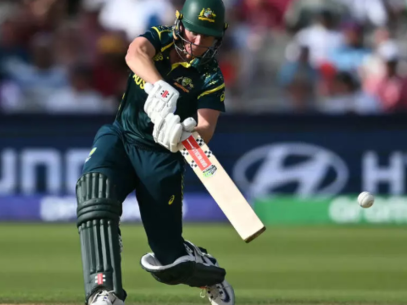 Beth Mooney bats in the Women's T20 World Cup