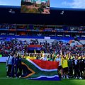 Fans in Mexico enjoyed the South African national team training session at Estadio Hidalgo