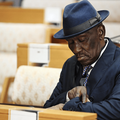 Former police minister Bheki Cele at ad hoc committee