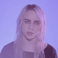Billie Eilish with wet blonde hair