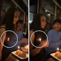 Birthday girl's hair is on fire