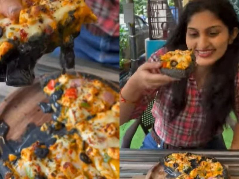 India's First Black Cheese Pizza goes viral. Would you eat it?