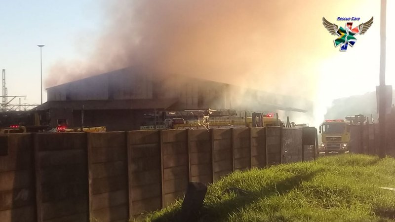 Fire guts Bluff warehouse