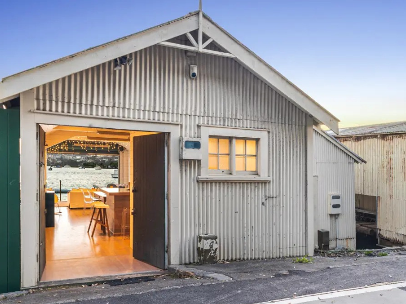 Boat shed in Auckland New Zealand