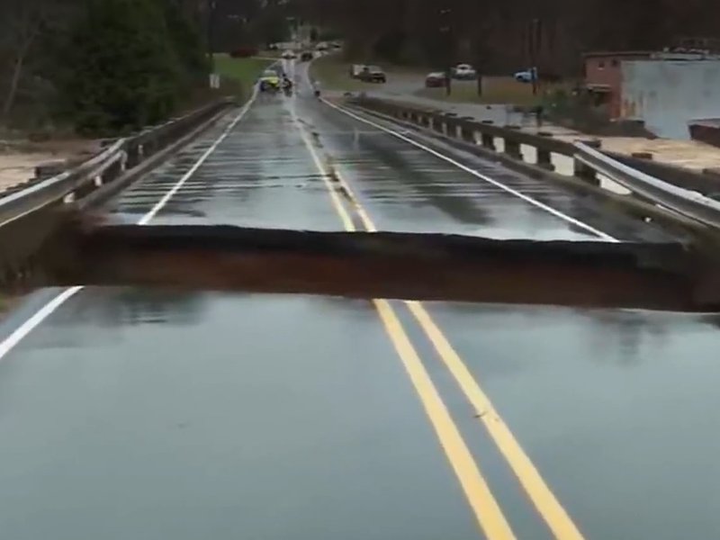 Bridge collapse